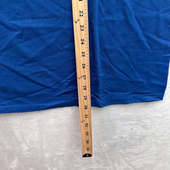 Vintage Nike T Shirt Mens XL Blue Tournament Tough Tennis Camp 90s - Picture 5 of 7